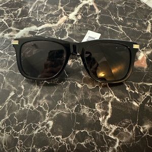 Cartier men’s saddle bridge square sunglasses